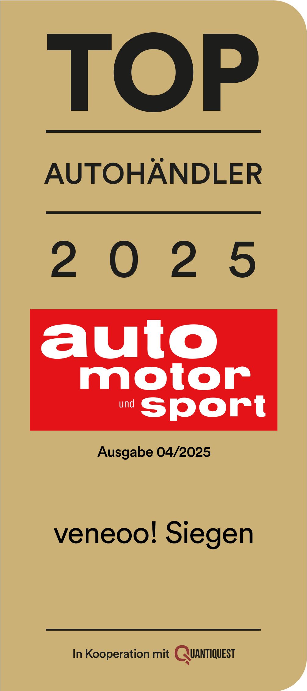 TOP Autohändler 2025 TOP Autohändler 2025