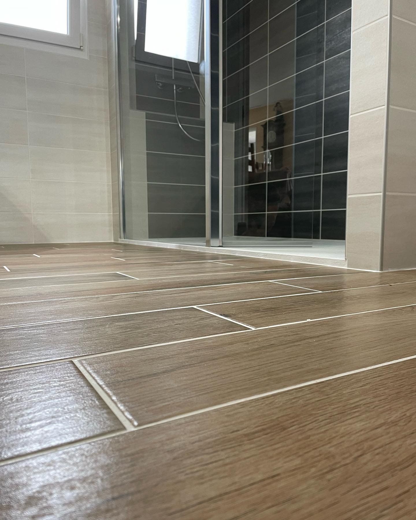 Carrelage imitation parquet