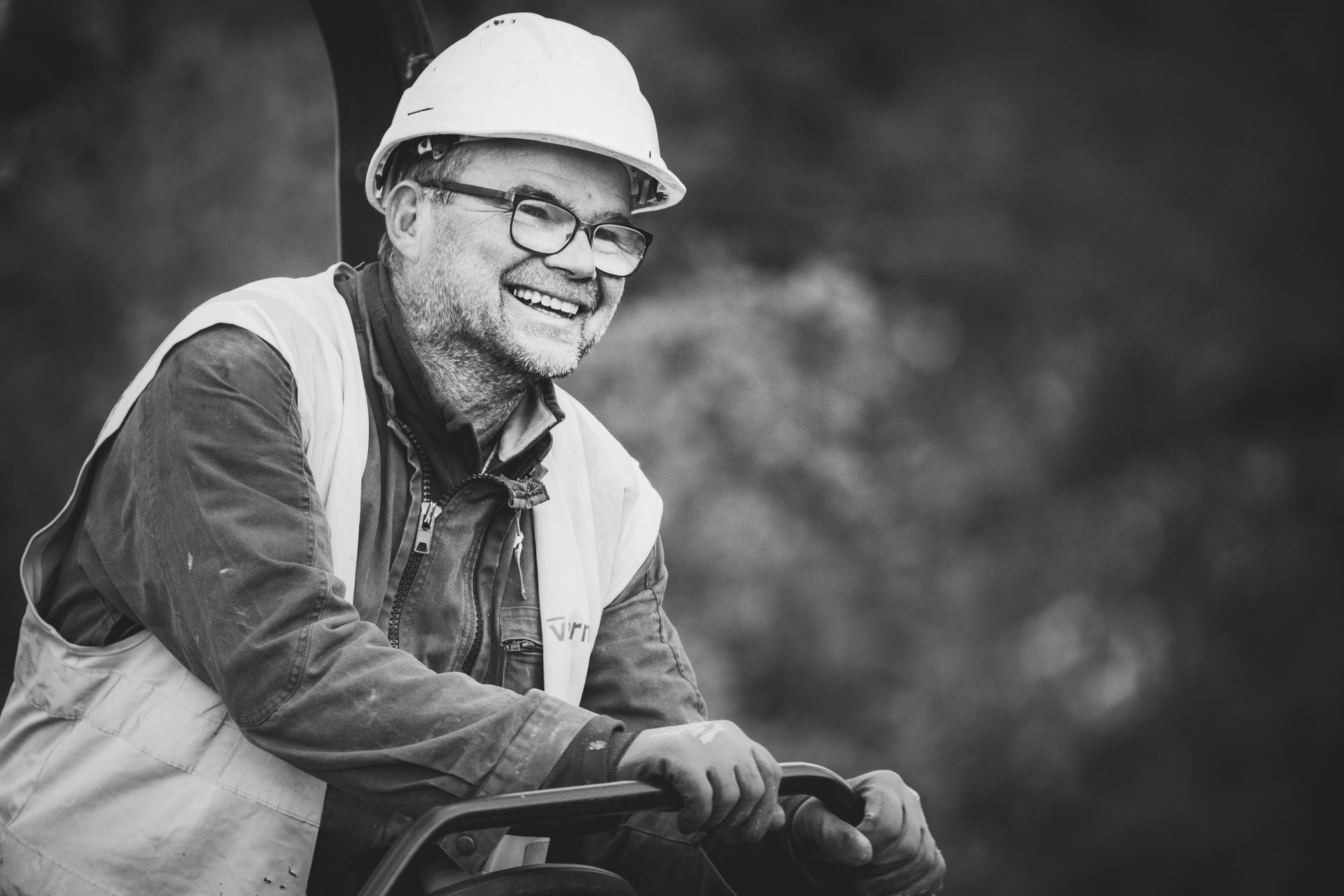 Employé sur une machine