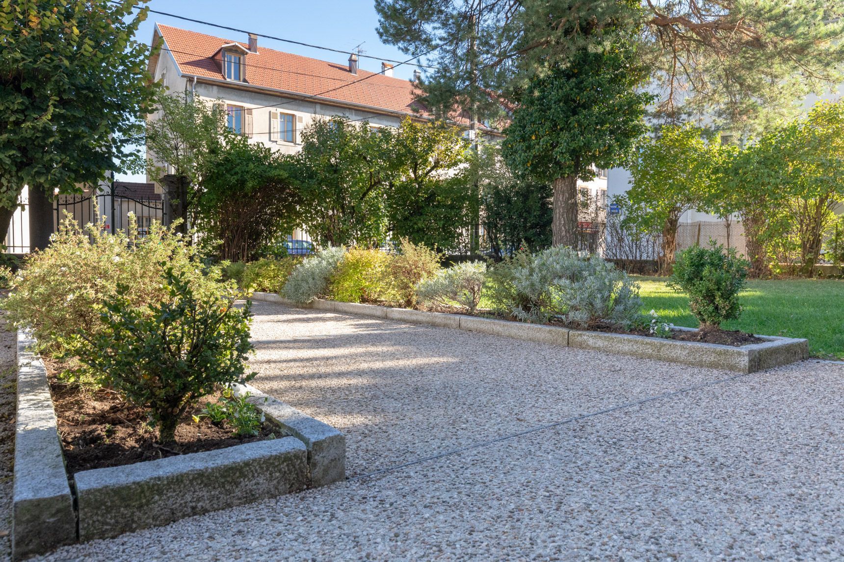 Allée d'un jardin public