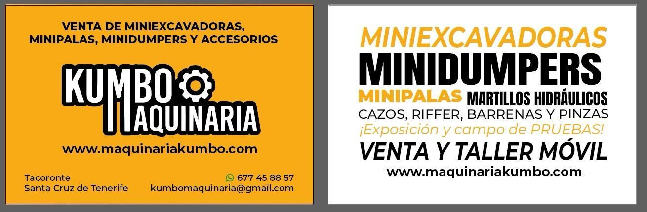 miniexcavadoras en Tenerife