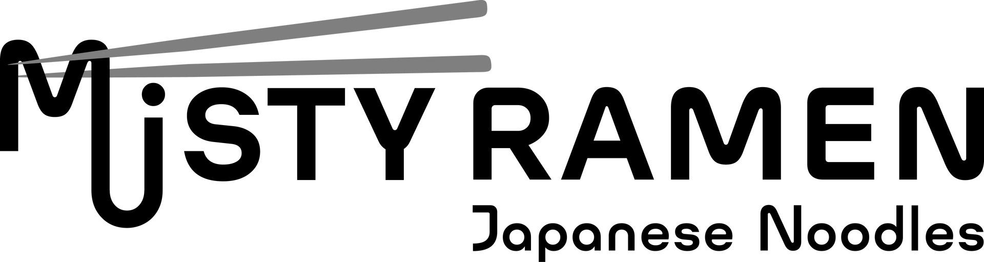 Logotipo do Misty Ramen, com 