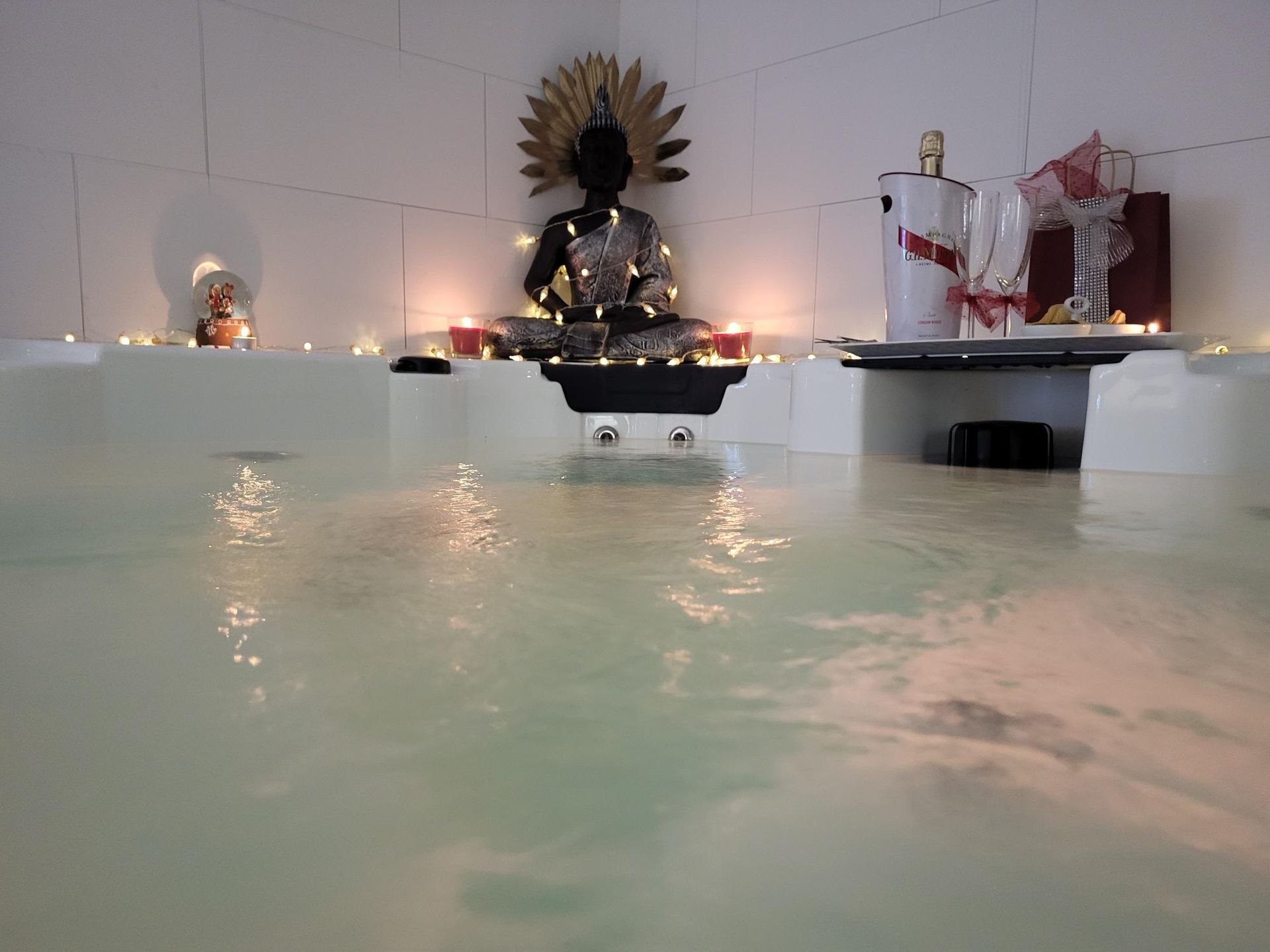 Femme dans la salle de soin