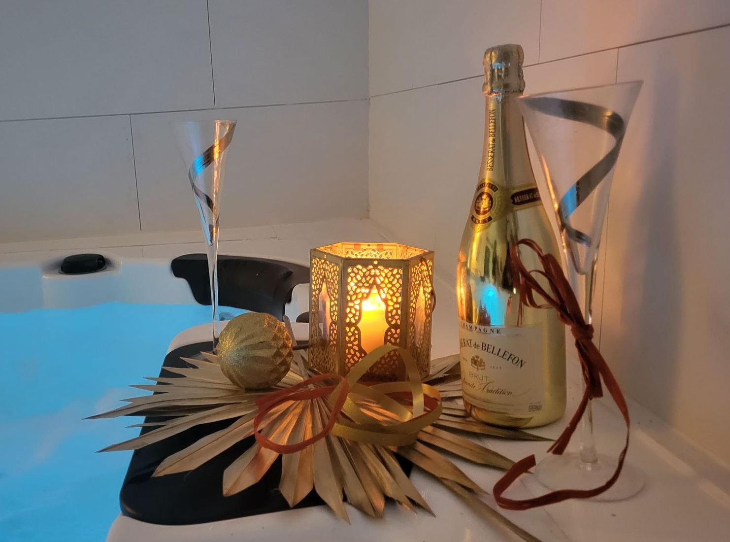 Décoration du Jacuzzi