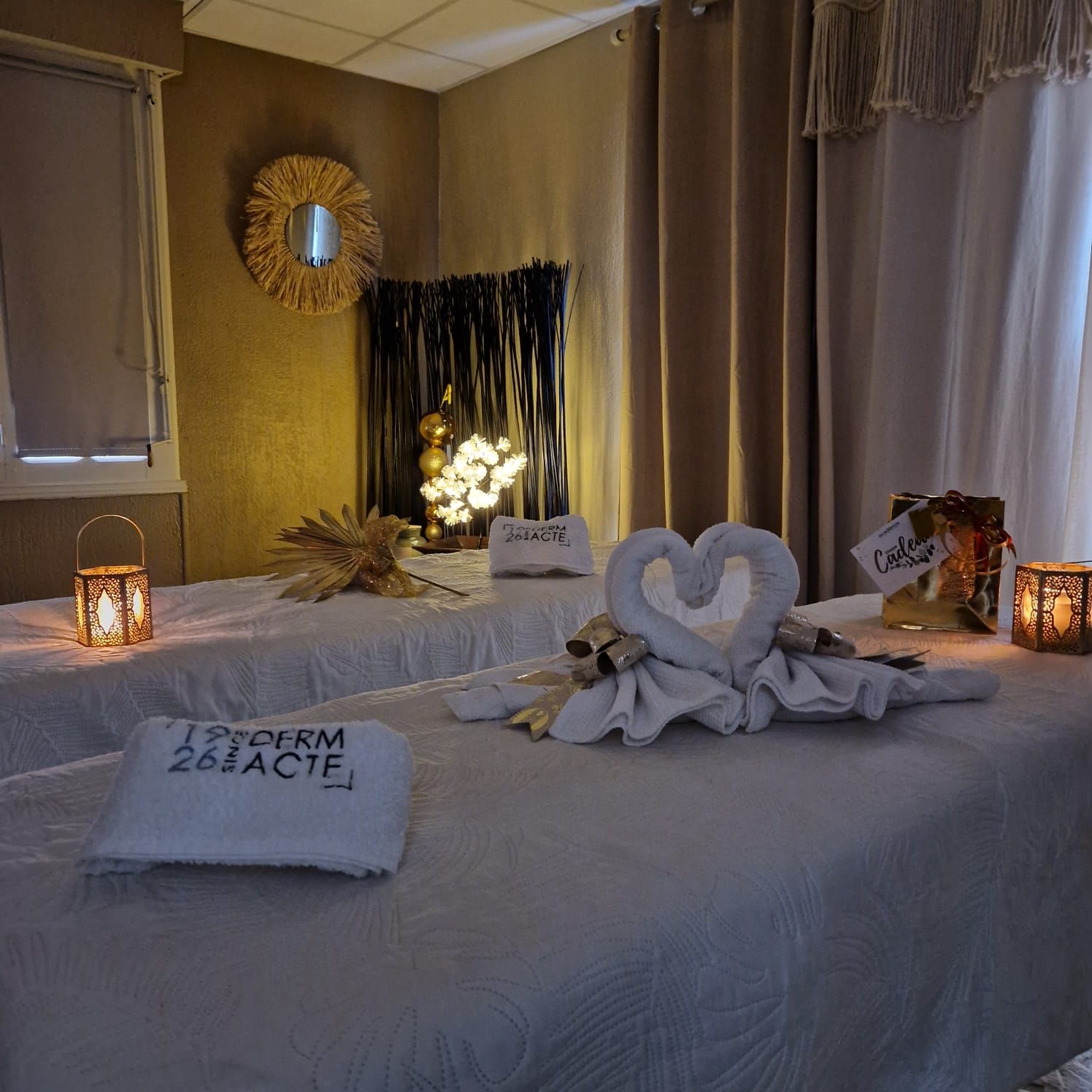 Salle de massages en duo