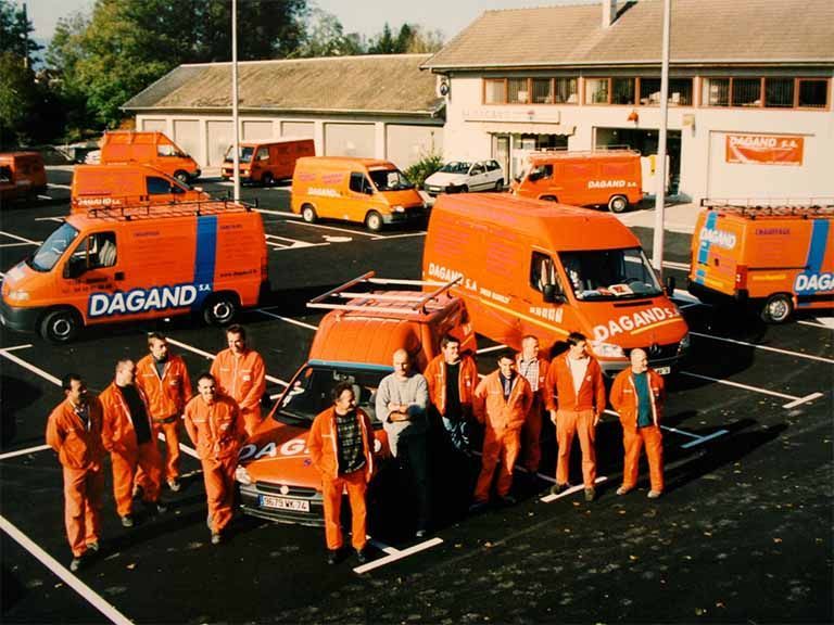 L'équipe de l'entreprise DAGAND