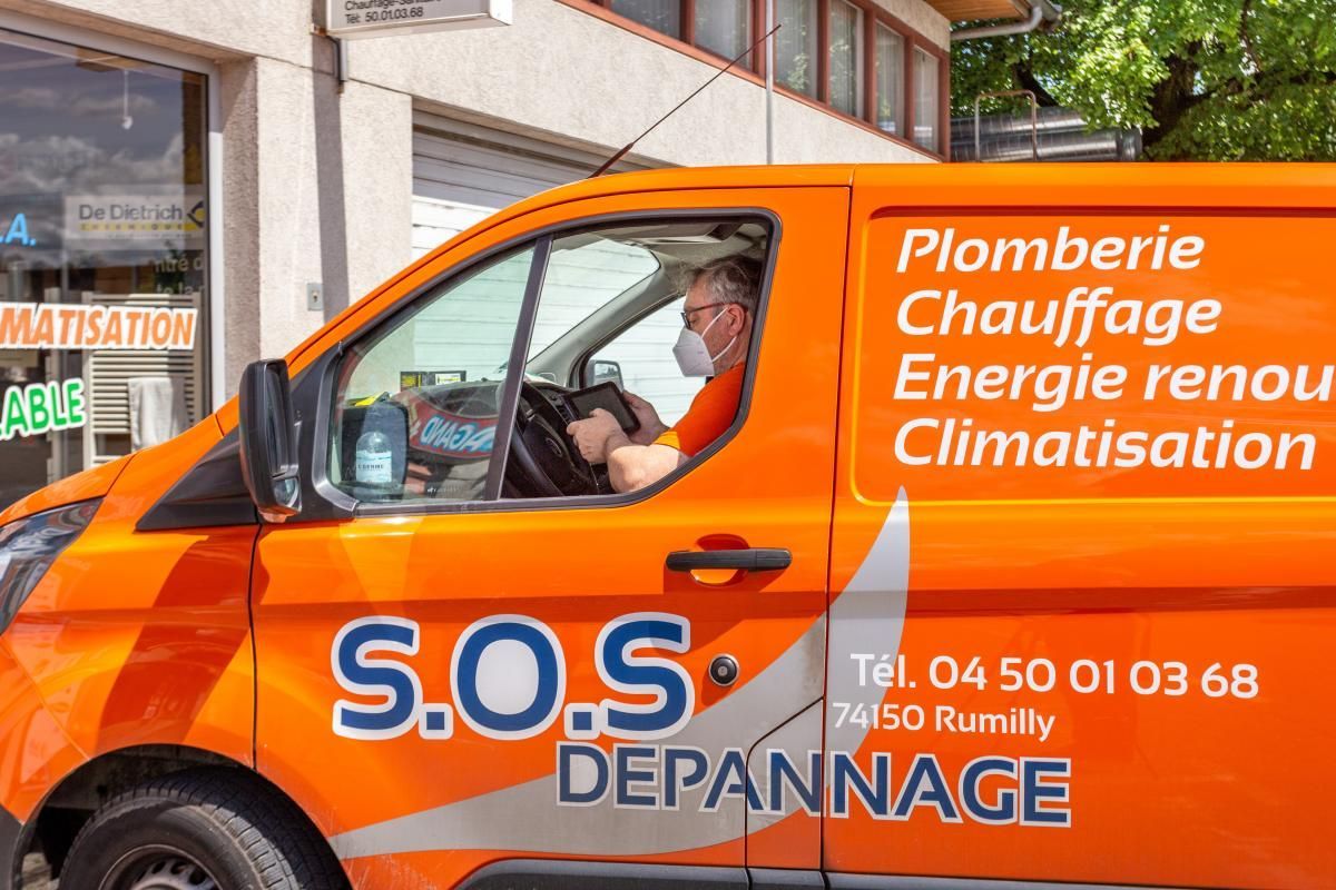 Le camion de l'entreprise DAGAND