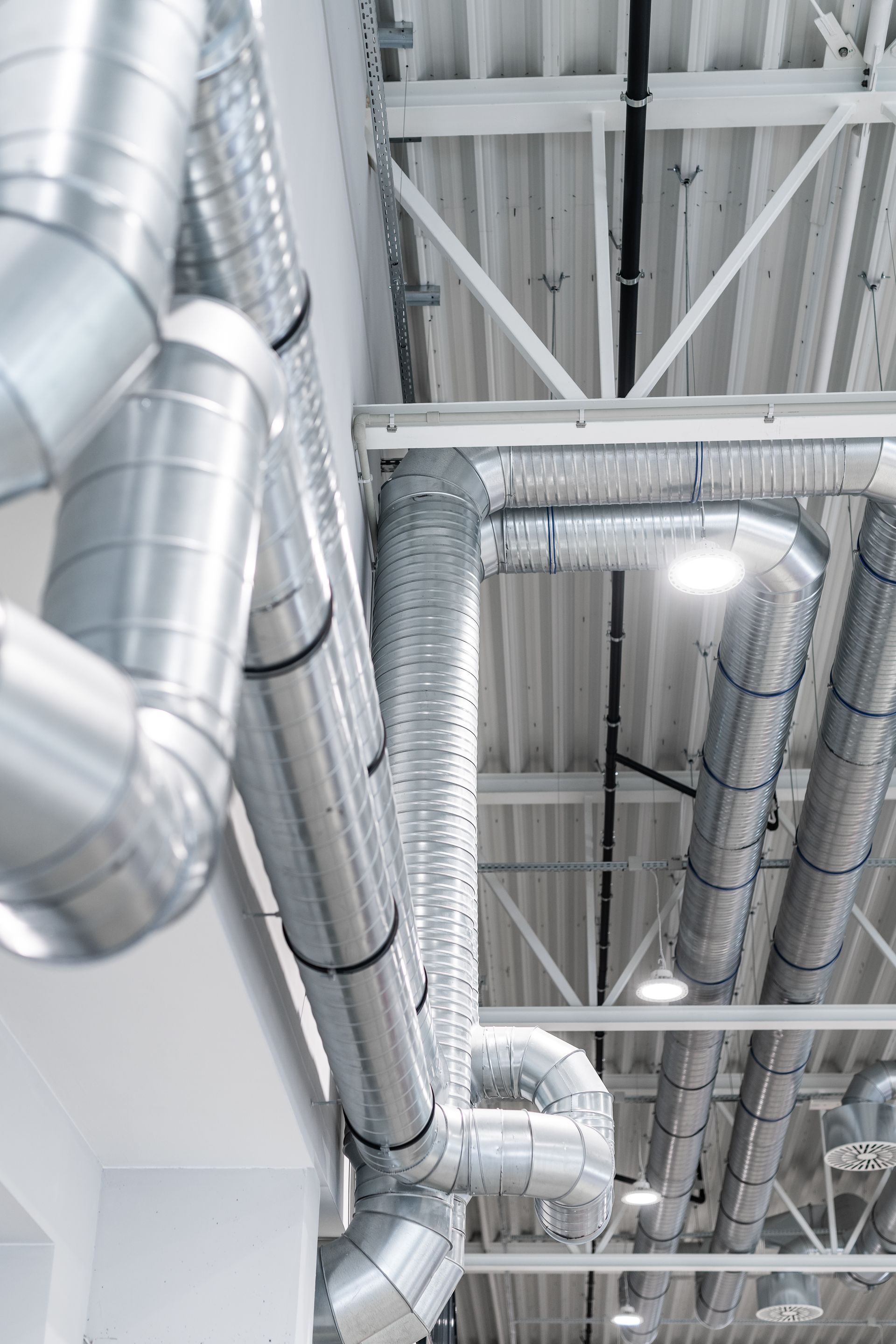 Des tuyaux de ventilation