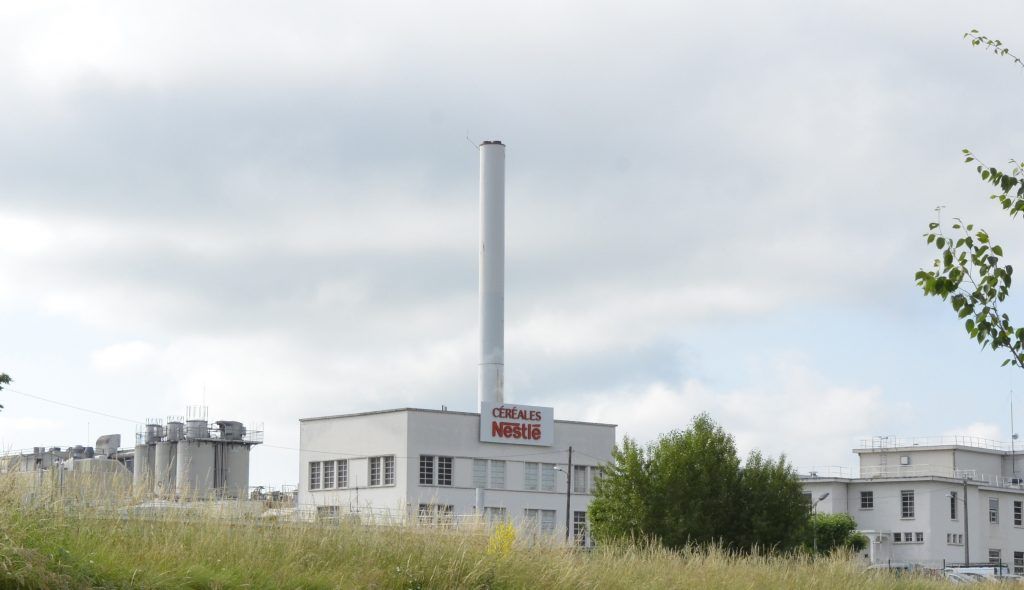 Une usine de céréales Nestlé
