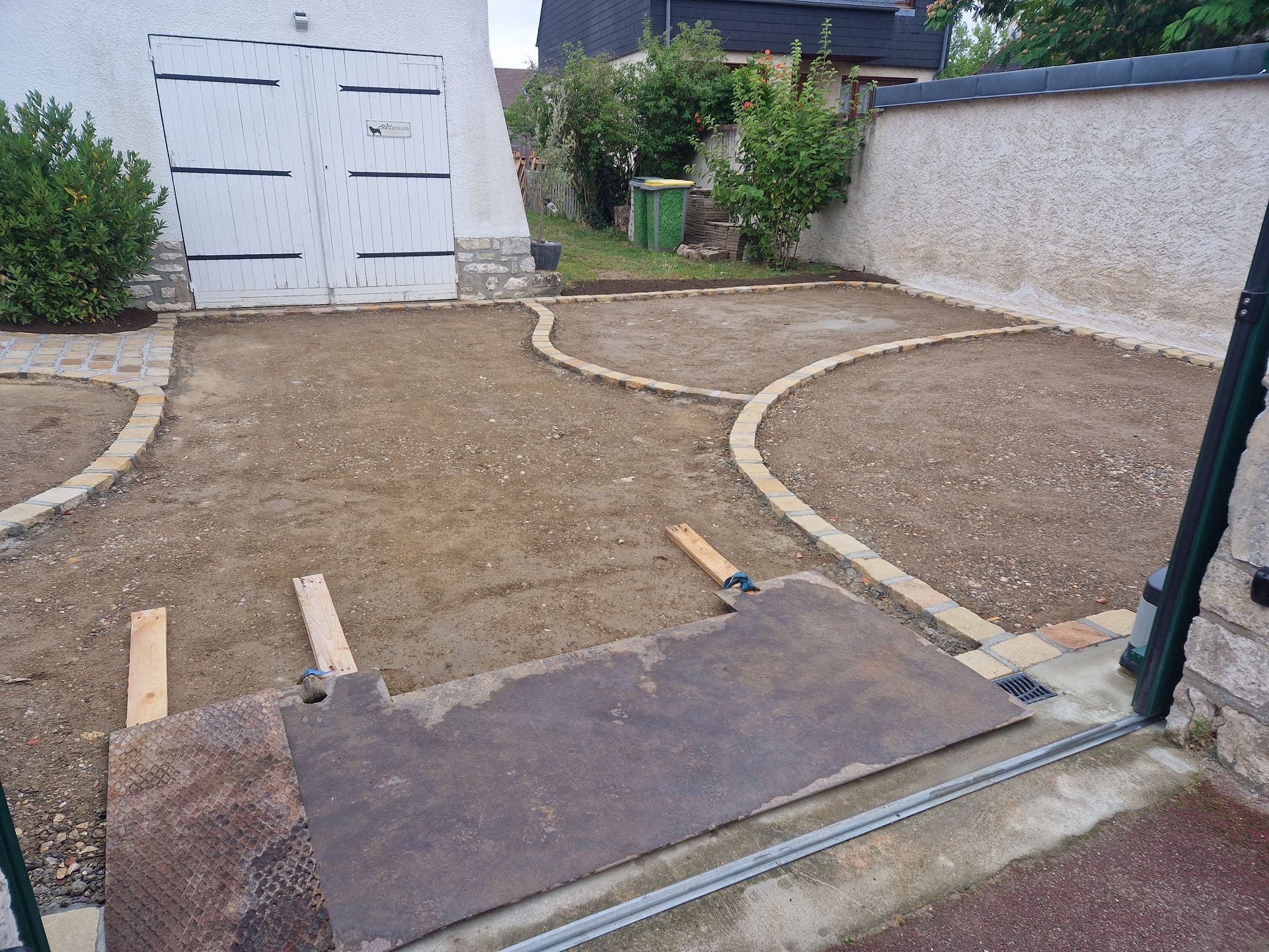 2e étape du terrassement