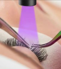 Wimpern und Brauen