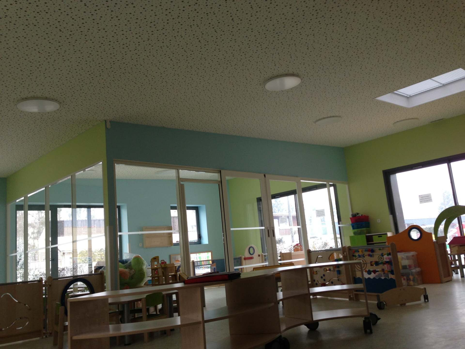 Cloison vitrée en profilés aluminium