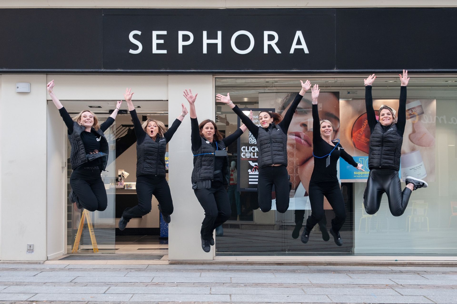 Équipe d'un magasin Sephora