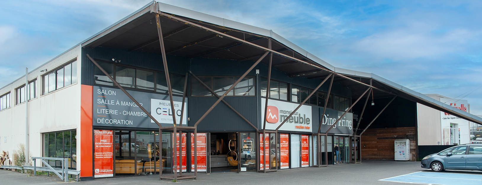 Façade d'un magasin