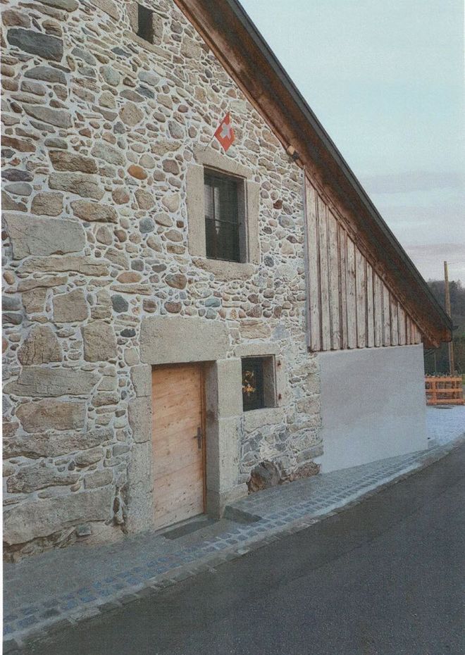façade en pierres naturelles - Maçonnerie Abilino Videira