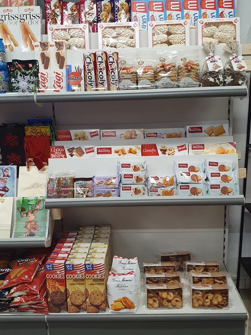 sélection de biscuits