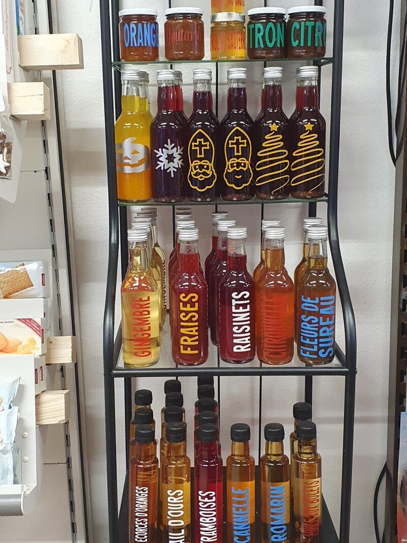 sélection de boissons