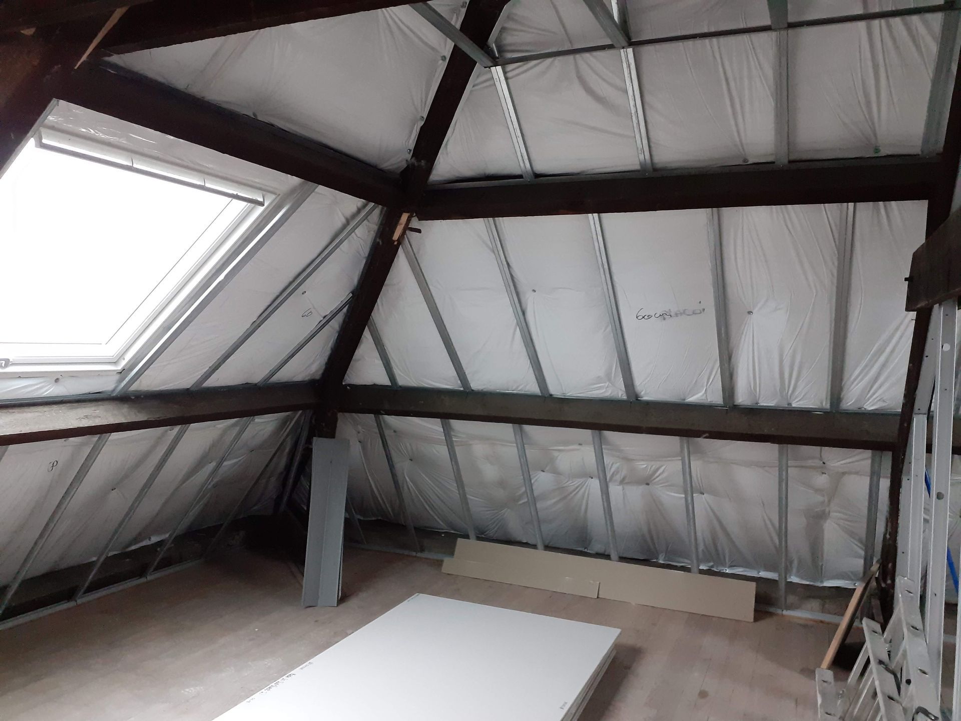 Isolation sous toiture