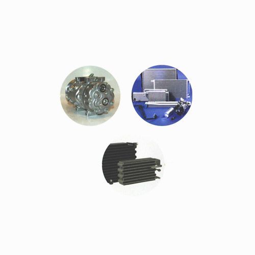 Una imagen de una máquina, una imagen de una tubería y una imagen de un trozo de metal.