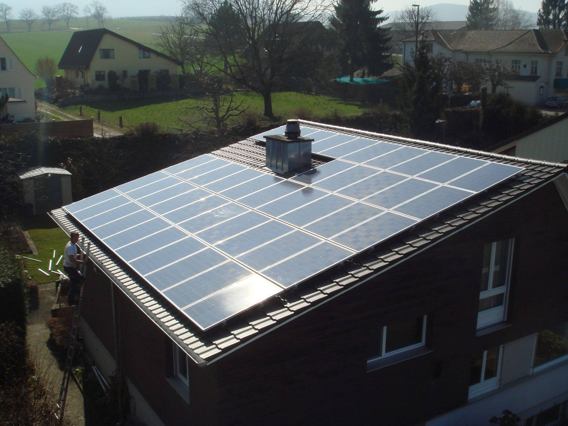 Solaranlage Photovotaik - Miotto AG in Reinach