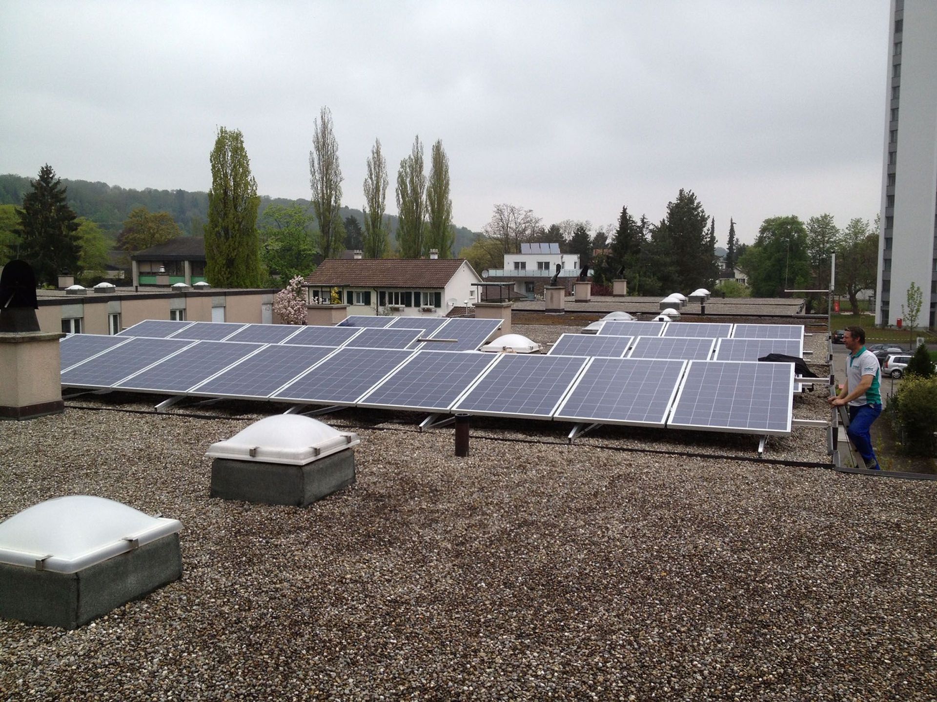 Solaranlage Photovotaik - Miotto AG in Reinach