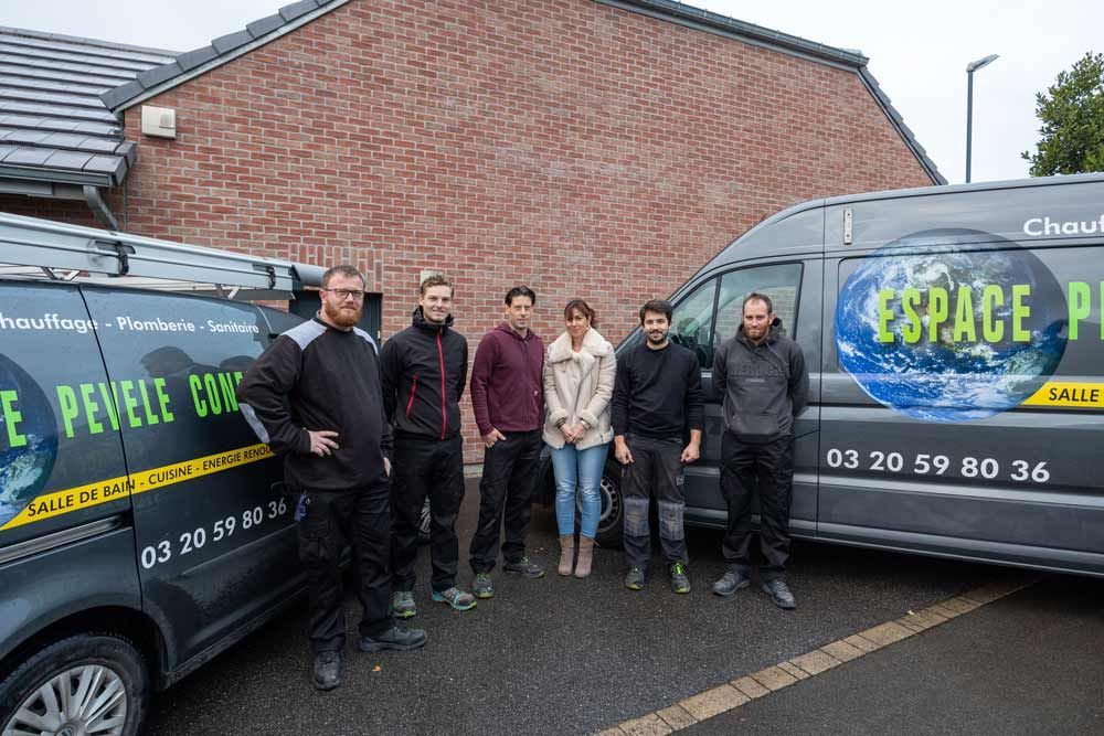 Équipe d’Espace Pevele Confort