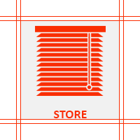 Pictogramme de stores.