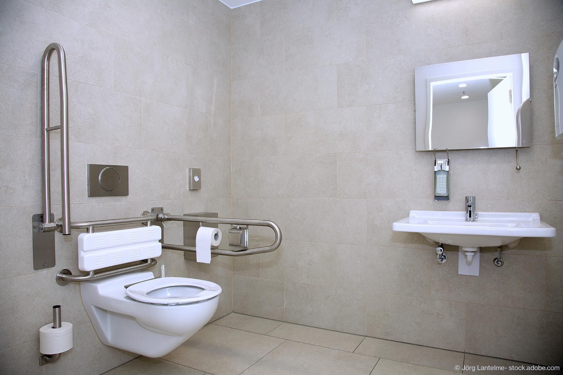 Behindertengerechte Toilette