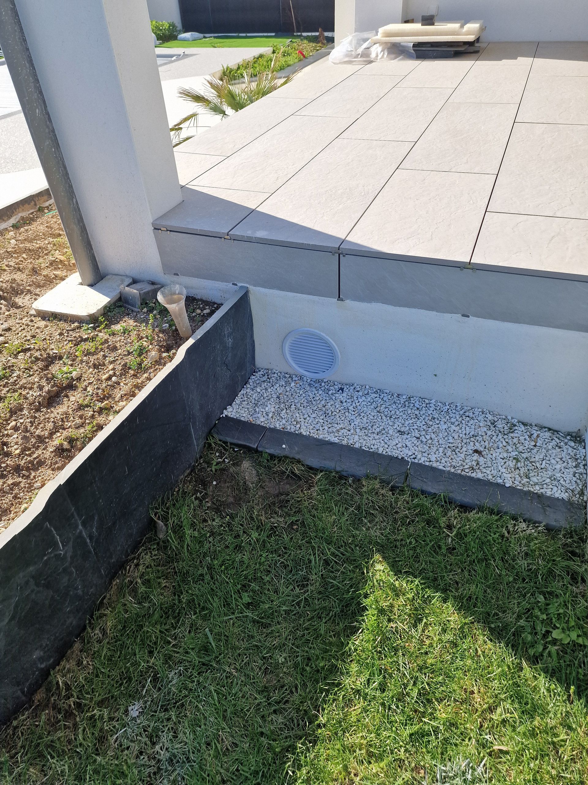 Installation de lumières extérieures