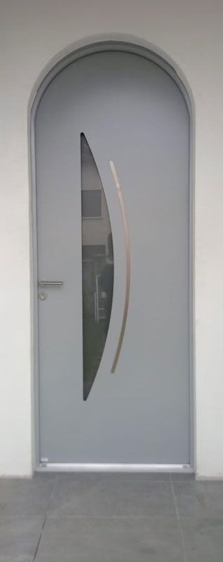 Porte en alu après