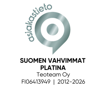 Y-LAITE - Teoteam Oy, Suomen vahvimmat platina