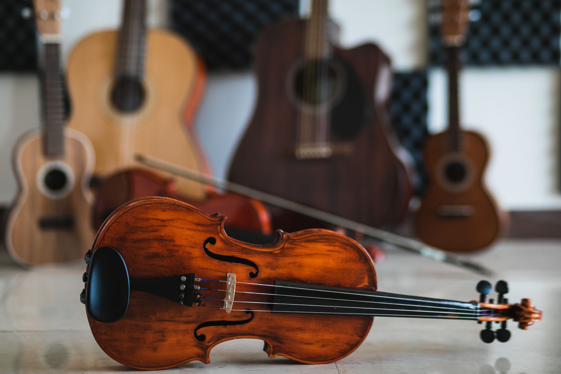 Violon et guitares