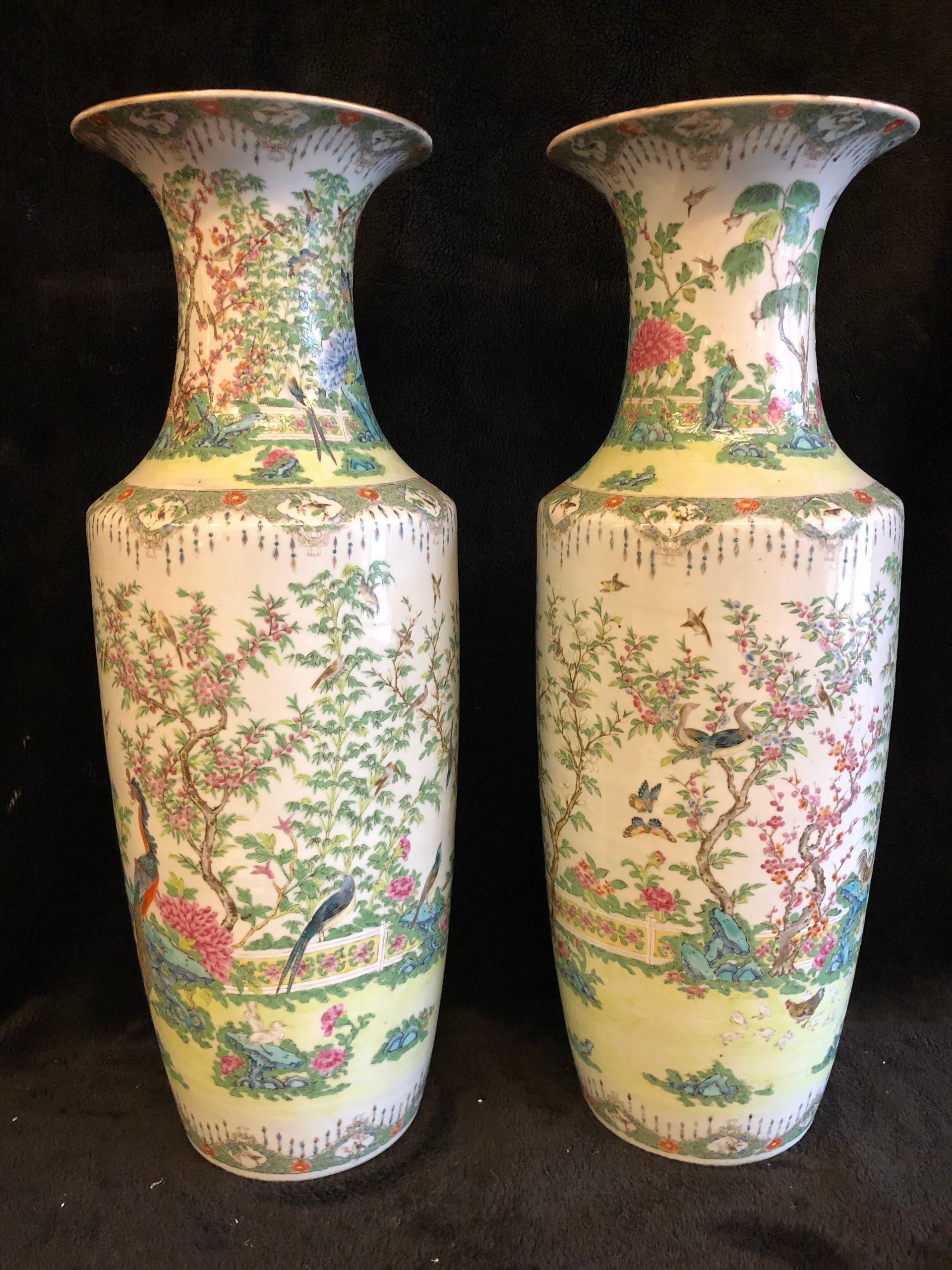 Vases d'art asiatique