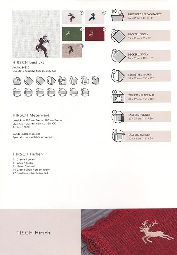 Es gibt viele verschiedene Arten von Handtüchern mit einem Hirsch darauf.