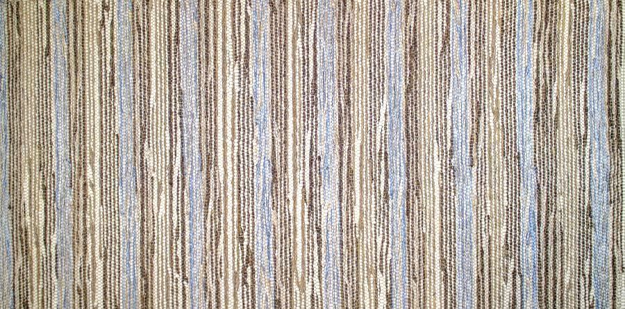 Eine Nahaufnahme einer gestreiften Stoffstruktur.