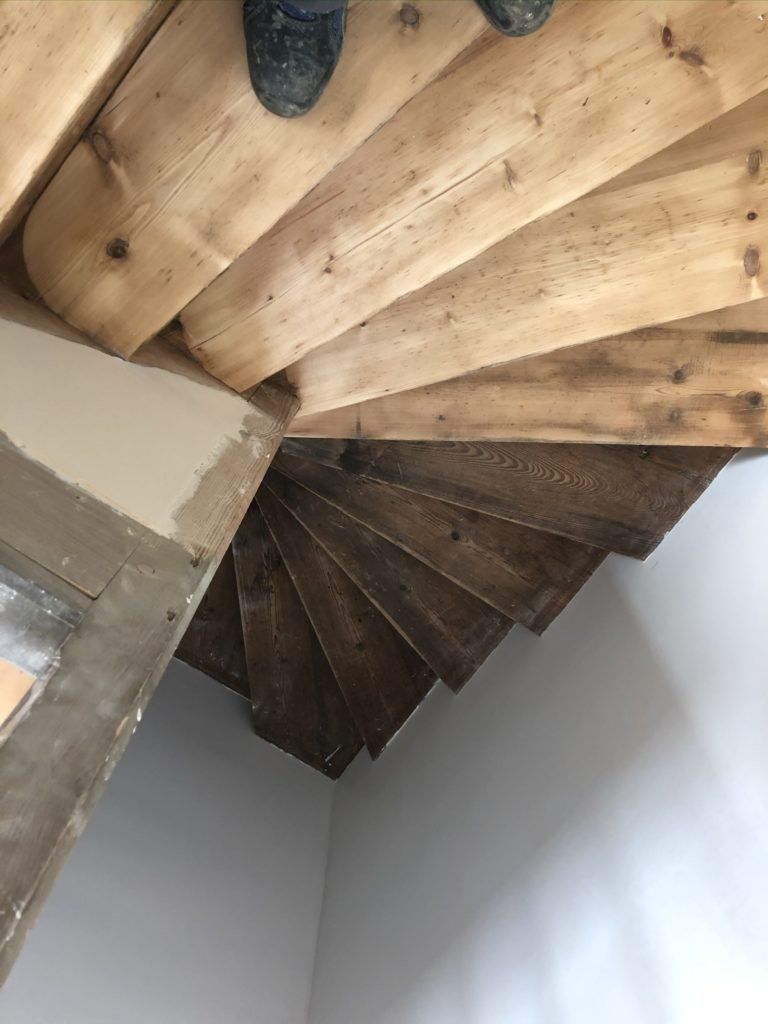 Réalisation des escaliers