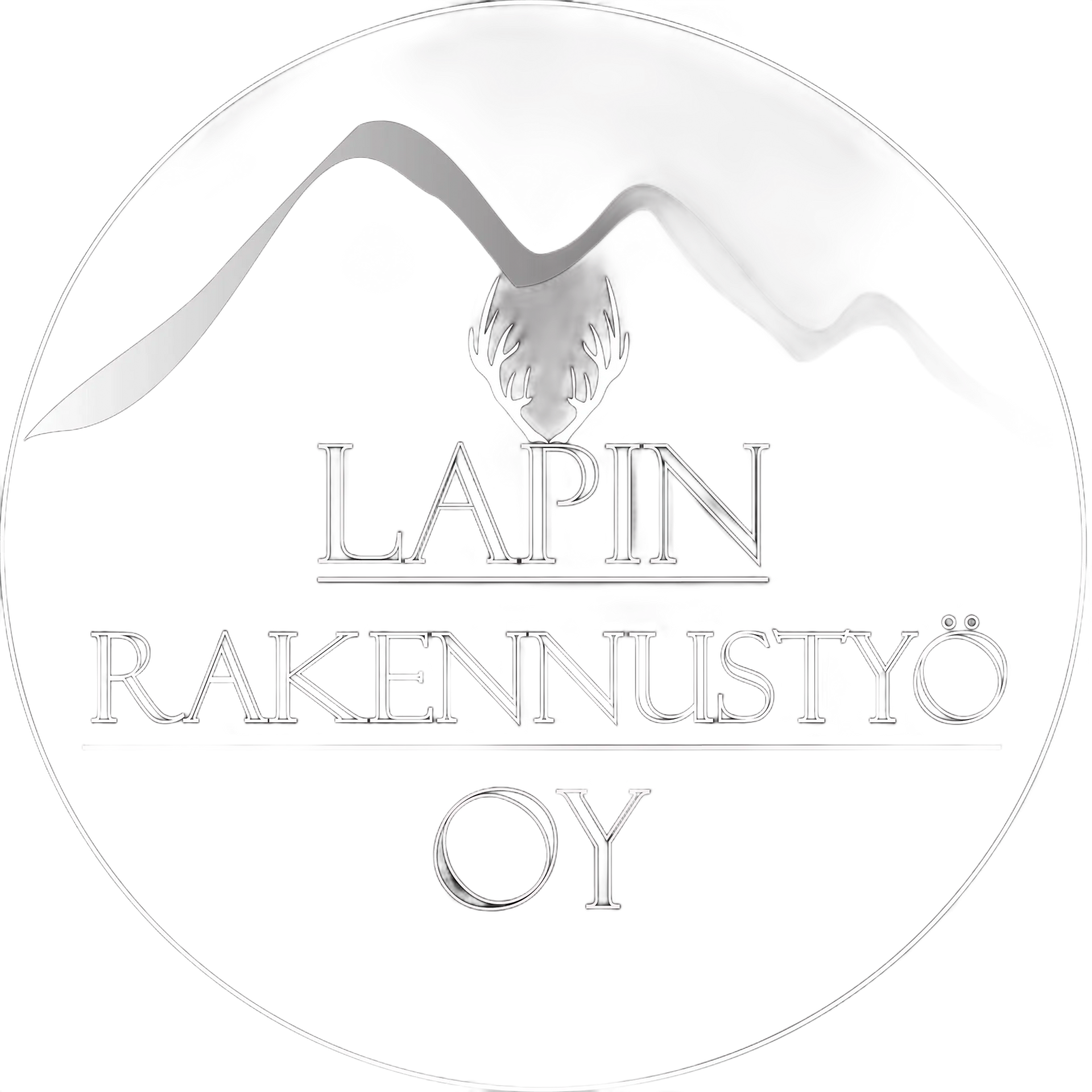Lapin rakennustyö oy logo vaalea