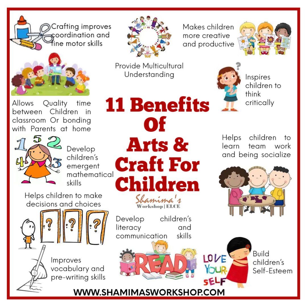 11 benefits of art and craft for children