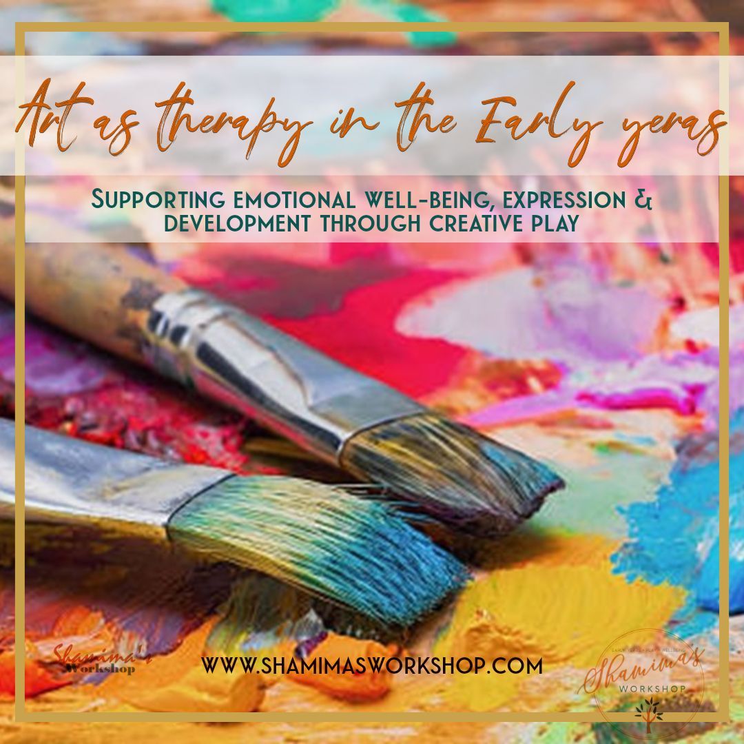 Art therapy for children, early years art activities, emotional wellbeing in early childhood.