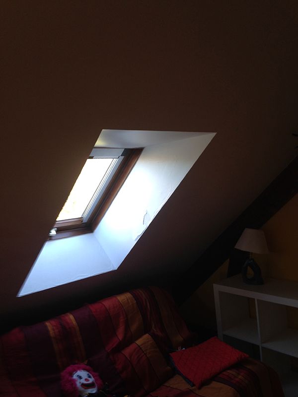 Fenêtre de toit en bois