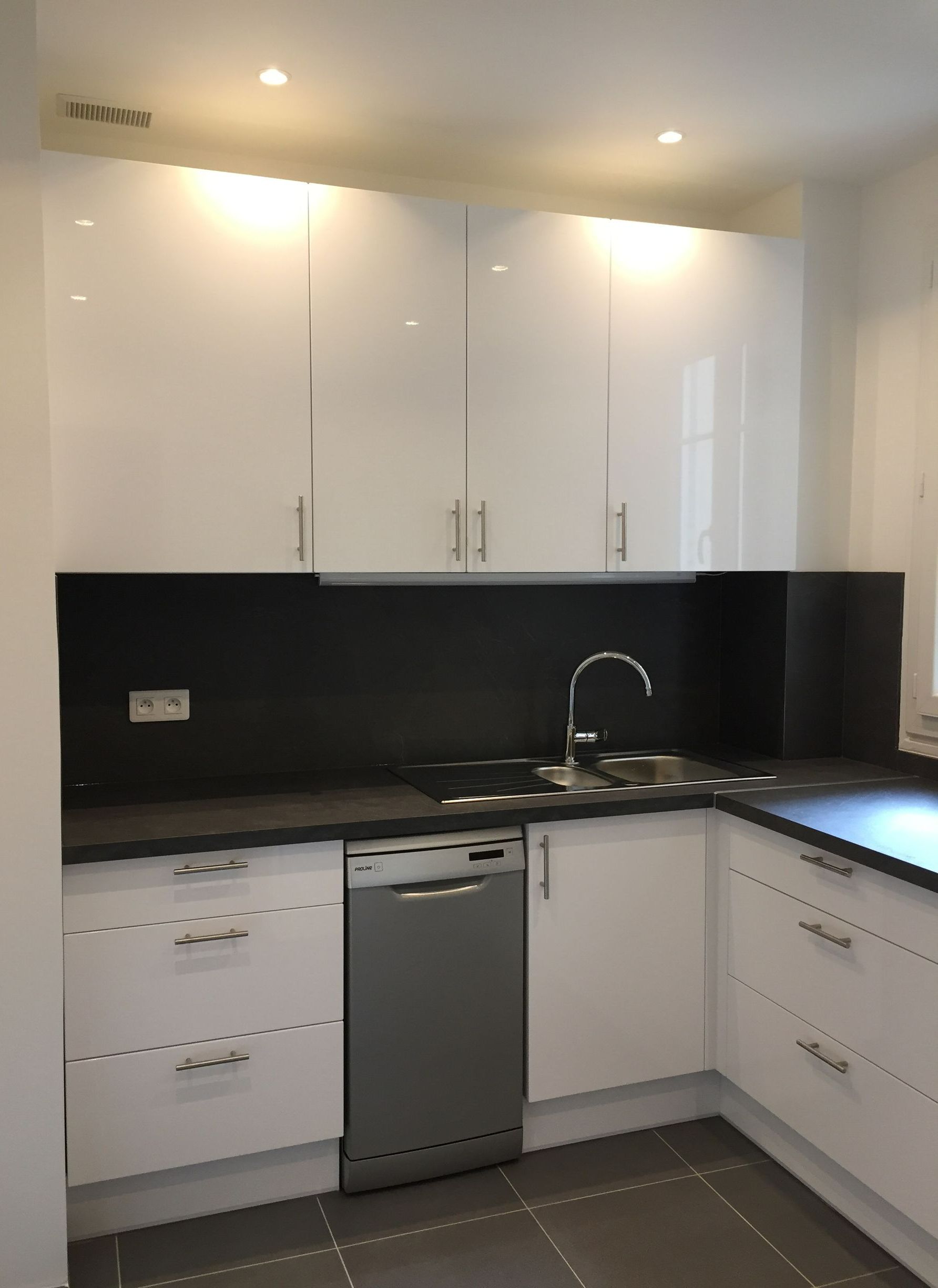 Installation cuisine en angle