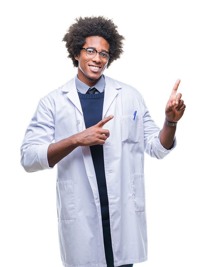 Médecin qui prend la pose