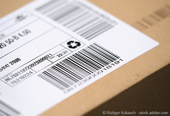 Code auf Paket 