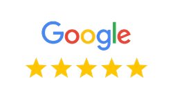 Logo Google et 5 étoiles