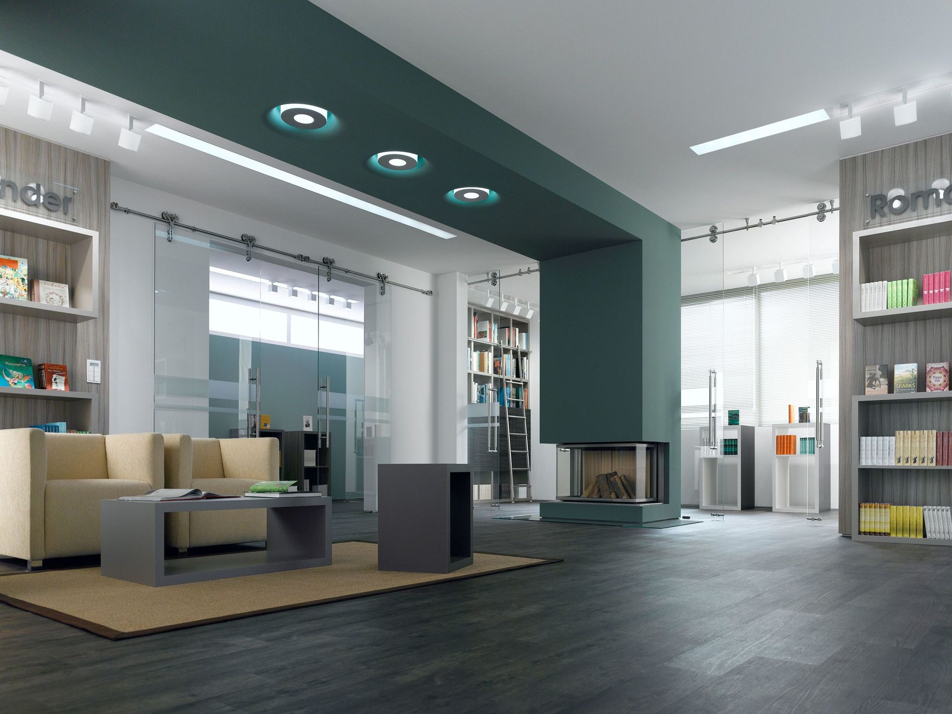 Objektgestaltung Buchhandlung