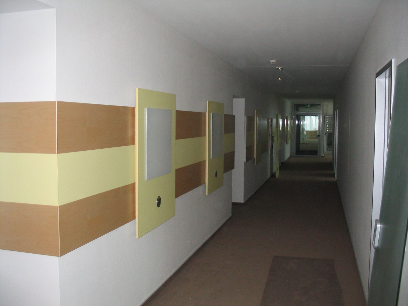 Innengestaltung Flur Wand