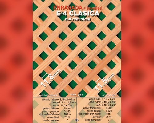 Un cartel que dice e-4 clásica