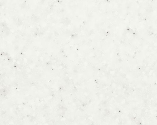 Un primer plano de una superficie blanca con pequeños puntos negros sobre ella.