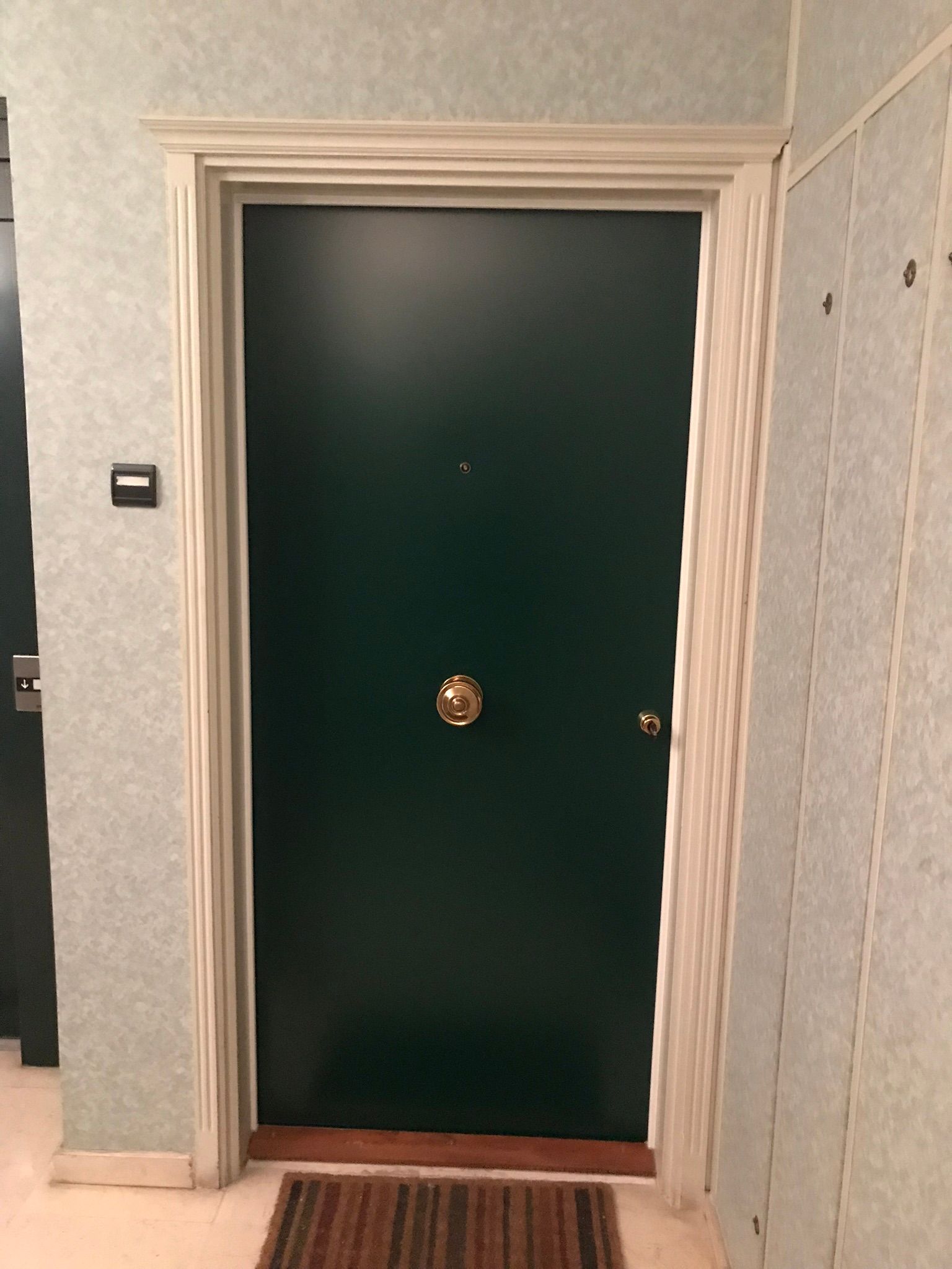 Porte poignée verte