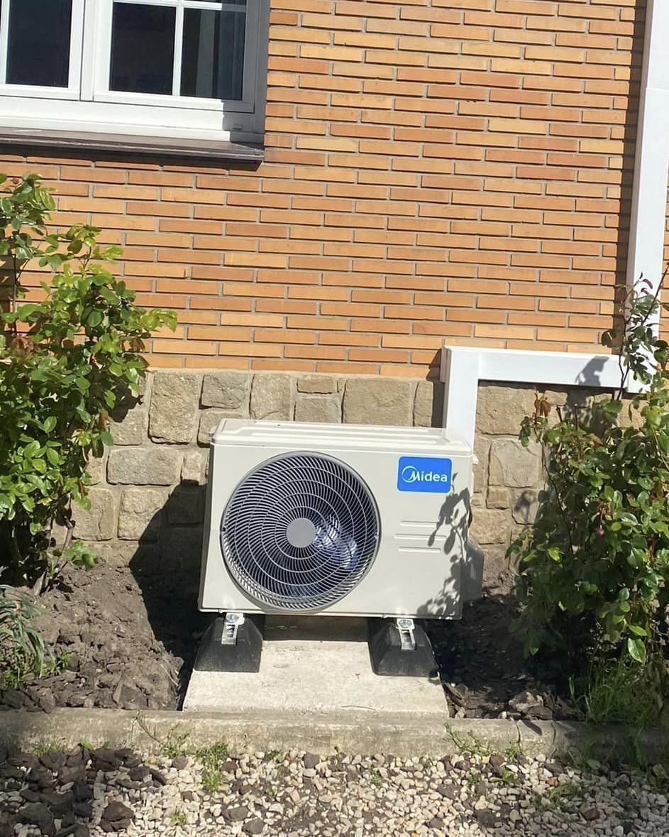 Un bloc extérieur de PAC air-air